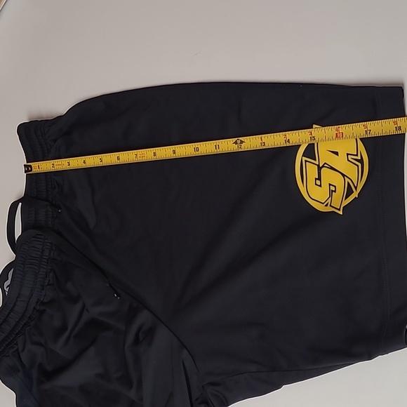 Under Armour Heat Gear Shorts, Men's Small, Black w St. A's graphic - Picture 8 of 9